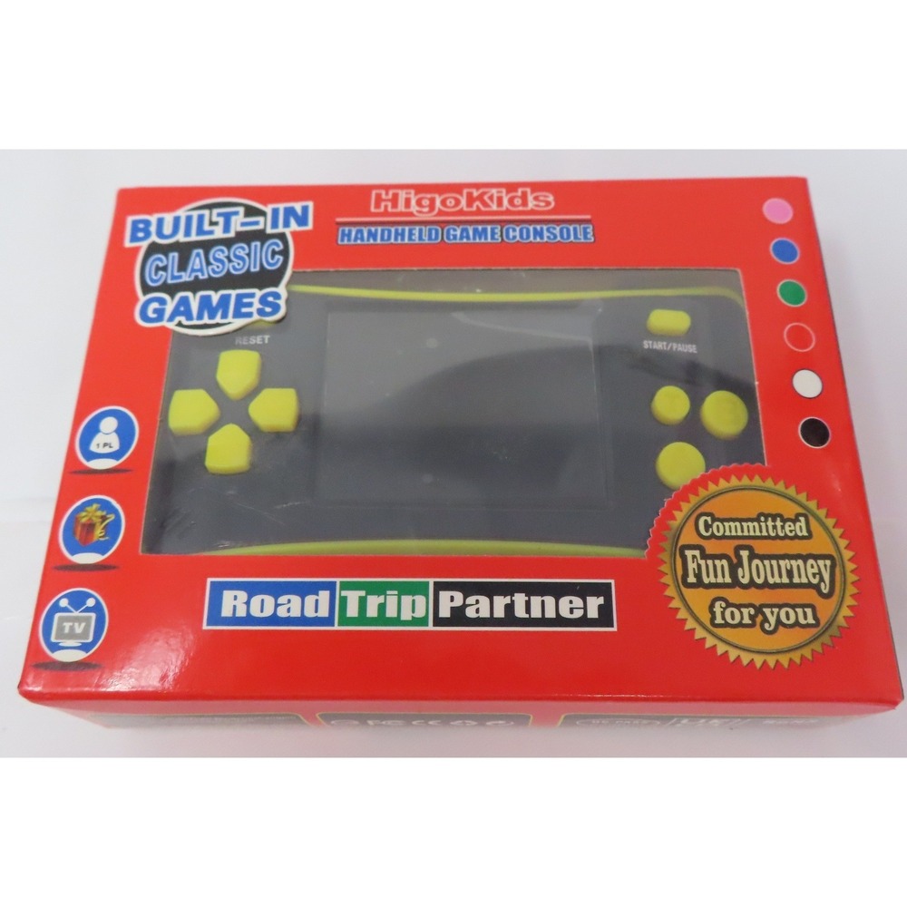 HigoKids Road Trip Partner Handheld Game Console 182 Retro Classic Games QS4/QS1